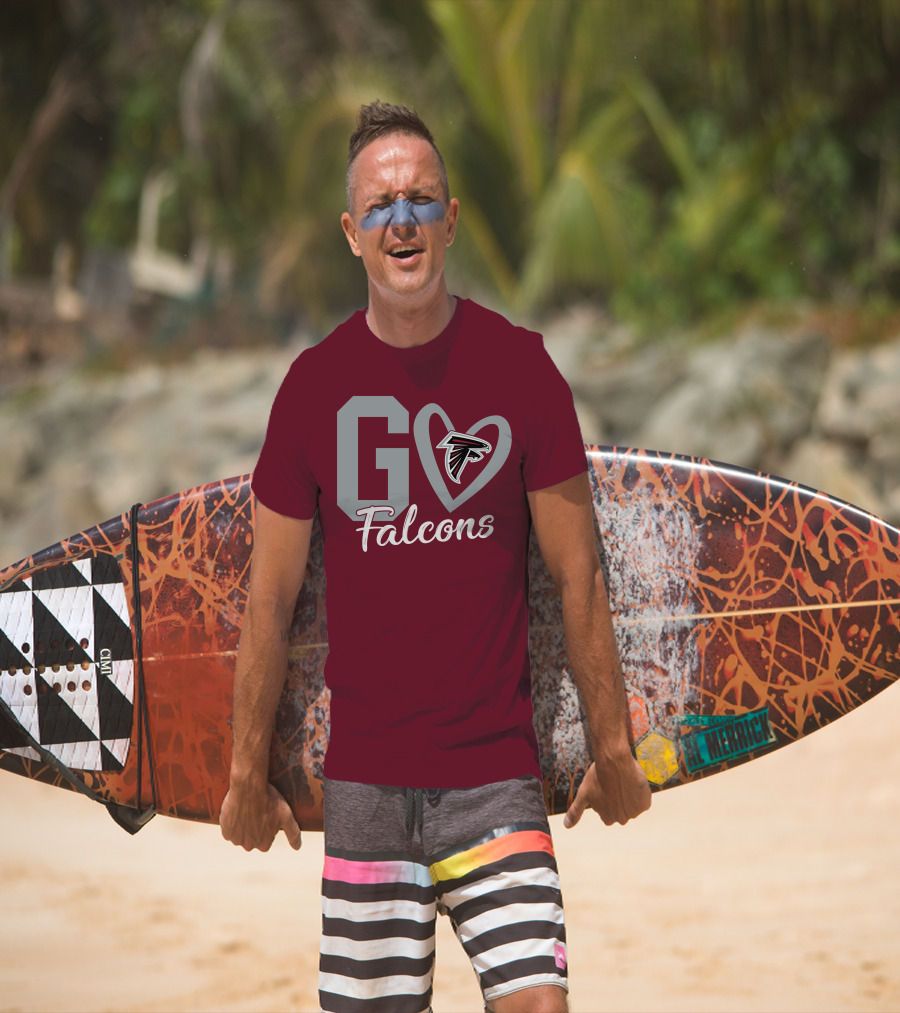 Go Falcons Heart T-Shirt