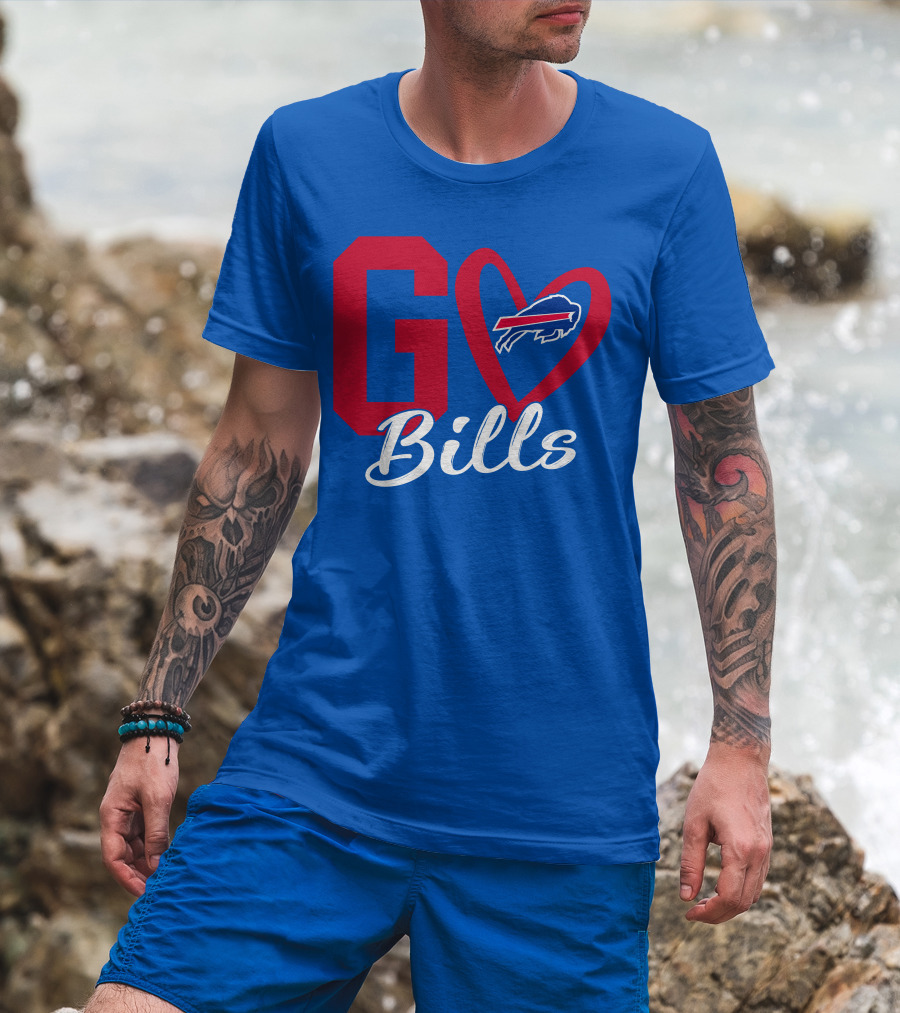 Go Bills Love Buffalo Bills T-Shirt