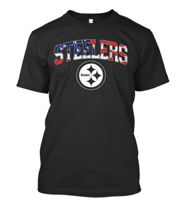 Steelers American Flag Pittsburgh Steelers T-Shirt