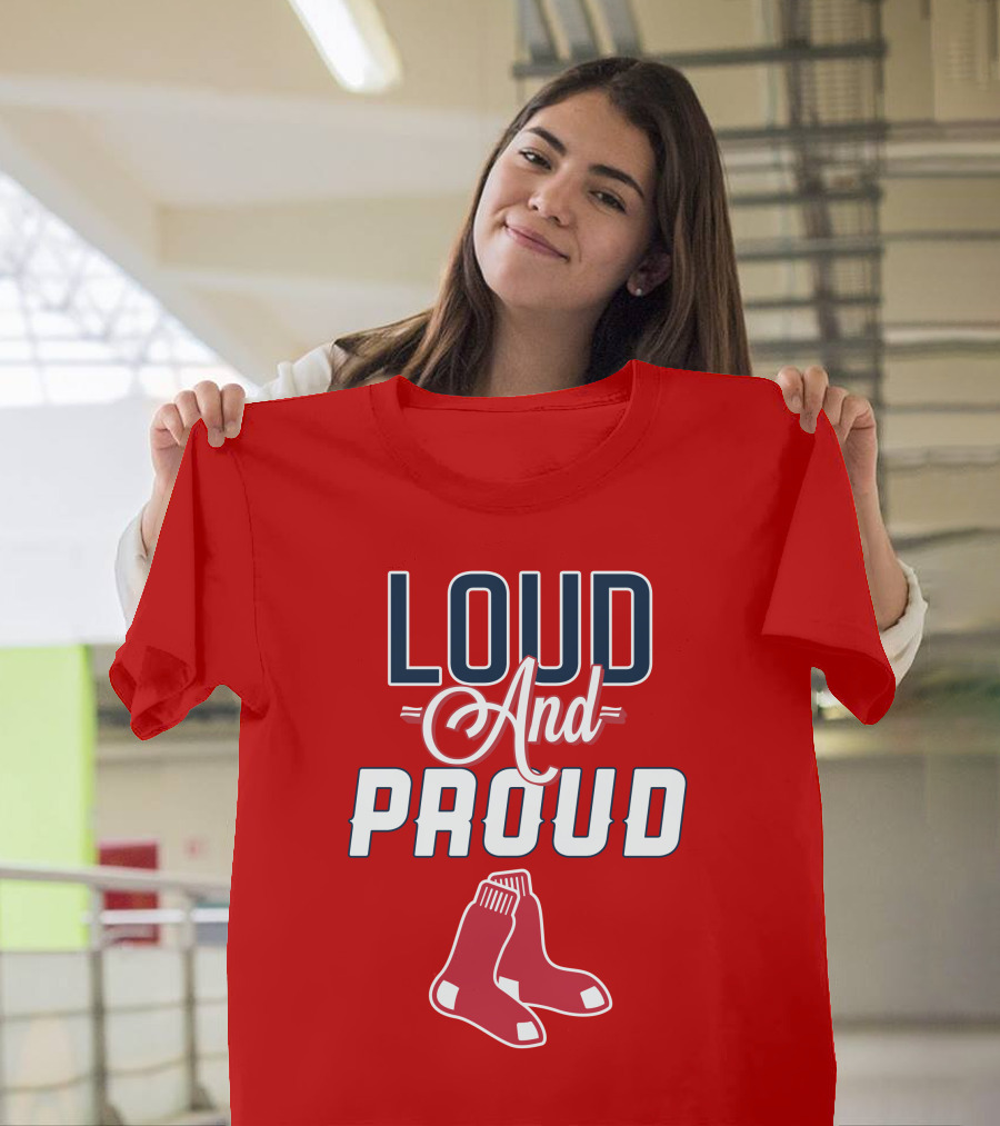 Boston Red Sox Loud and Proud Socks T-Shirt