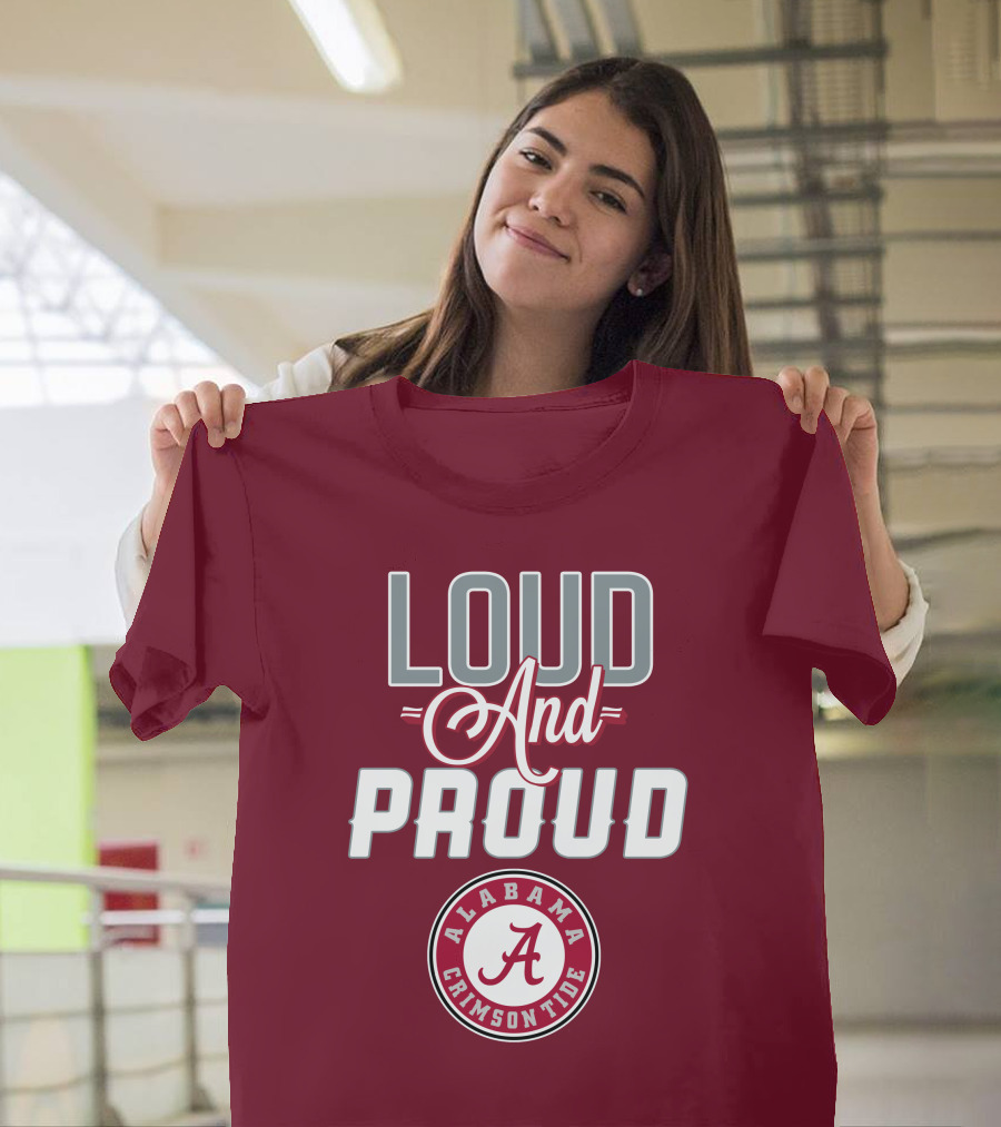 Alabama Crimson Tide Loud and Proud Enthusiast Spirit T-Shirt