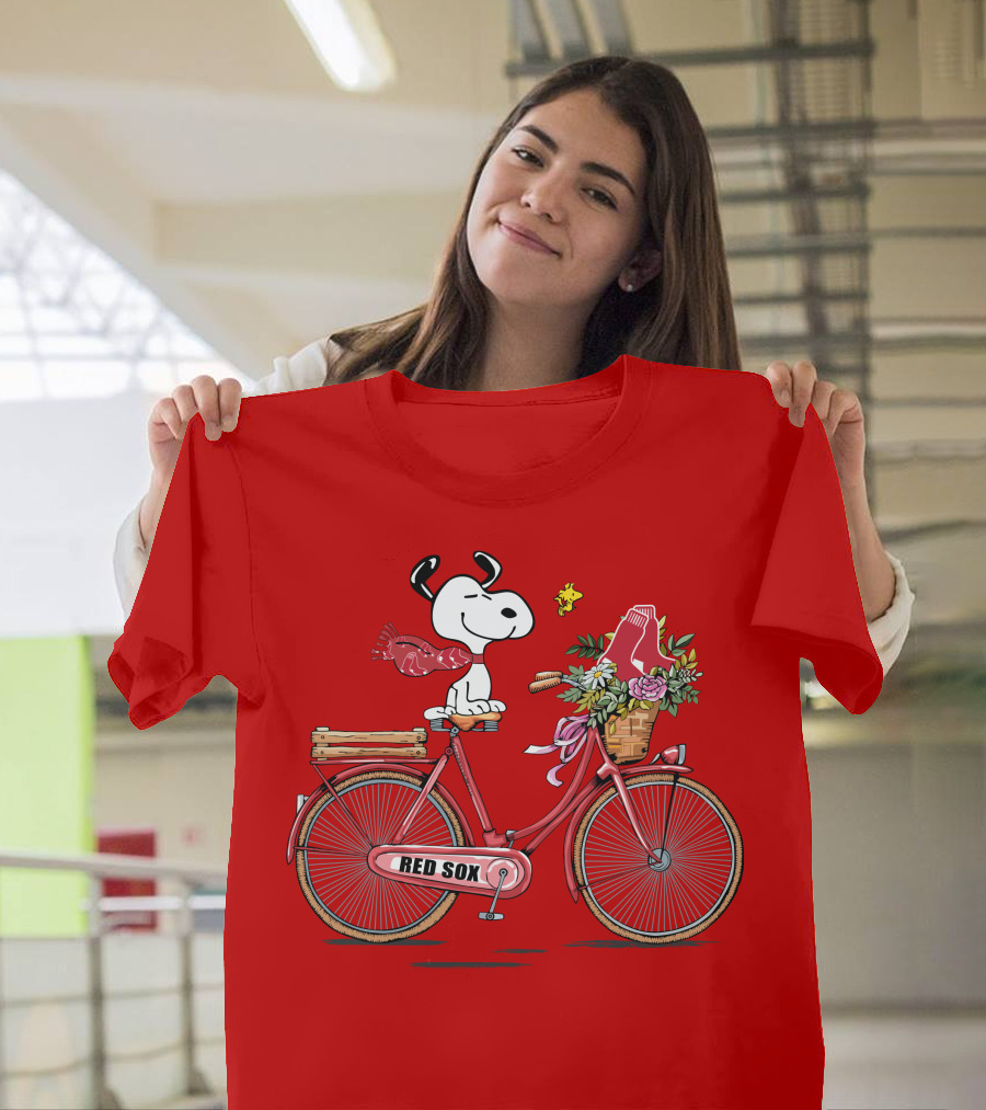 Red Sox Snoopy Big Ride T-Shirt