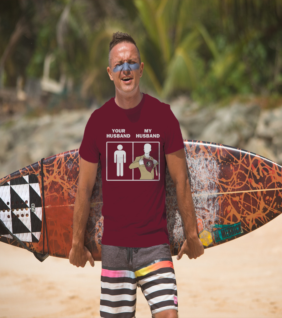 Florida State Seminoles Your Husband My Husband Superfan T-Shirt