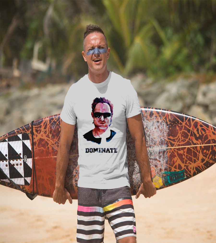 Dominate Win Lose Bold Sunglasses Illustration T-Shirt