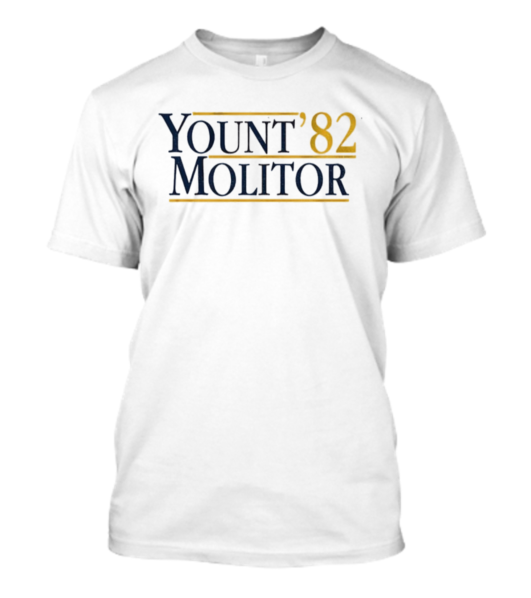 Yount '82 Molitor Milwaukee Brewers MLB Baseball Robin Yount Paul Molitor T-Shirt