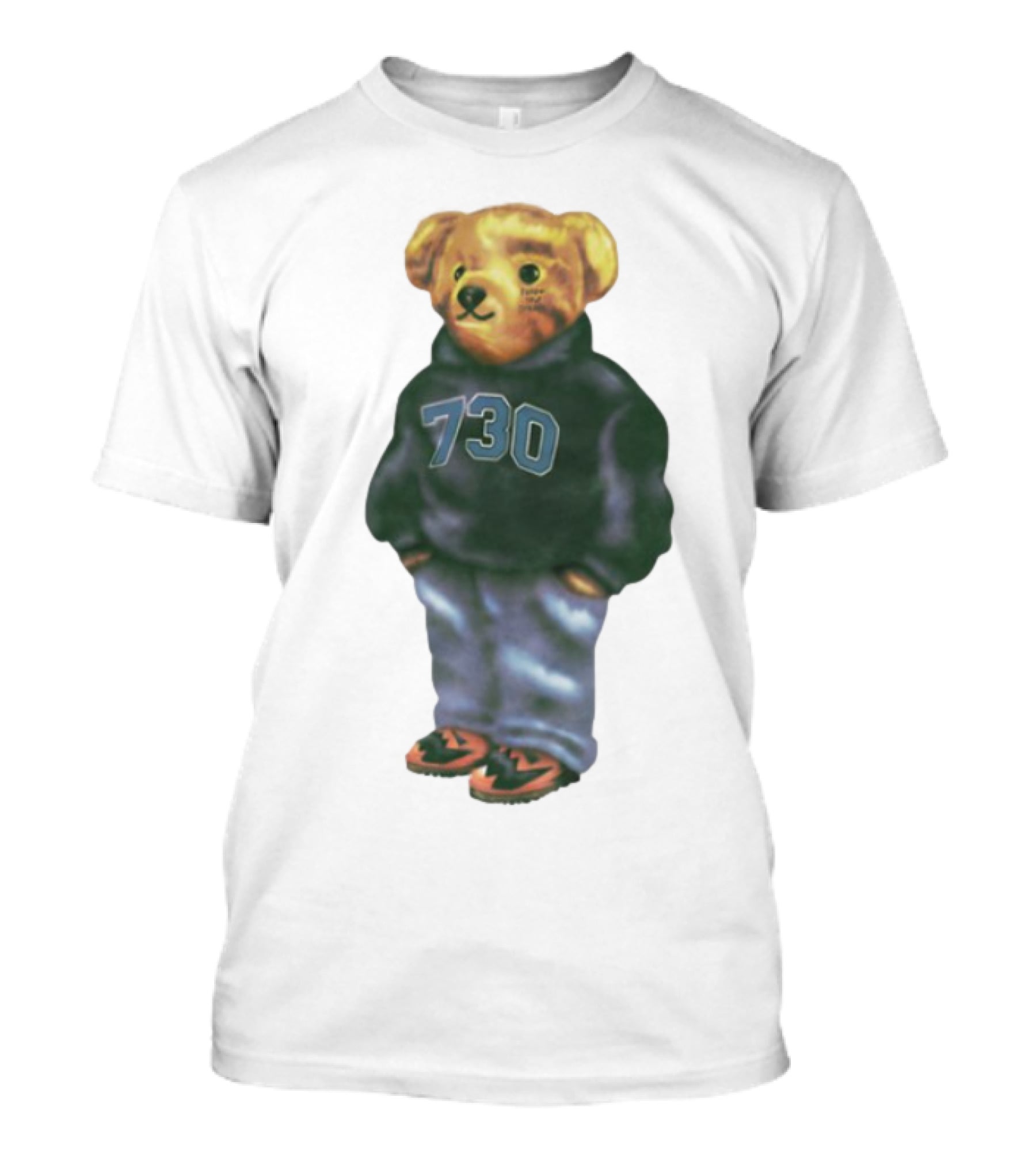 730 Bear Fresh Blank And Jeans Look T-Shirt