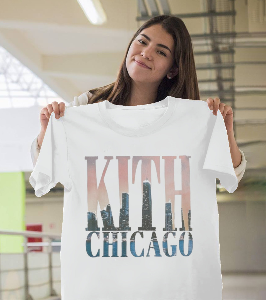 Kith Chicago Skyline 54 E Walton St T-Shirt