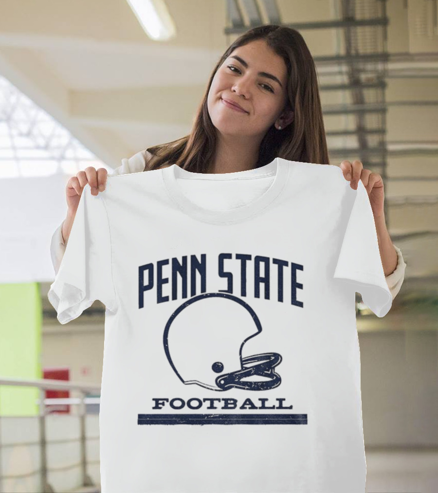 Penn State Football Vintage Helmet Design T-Shirt