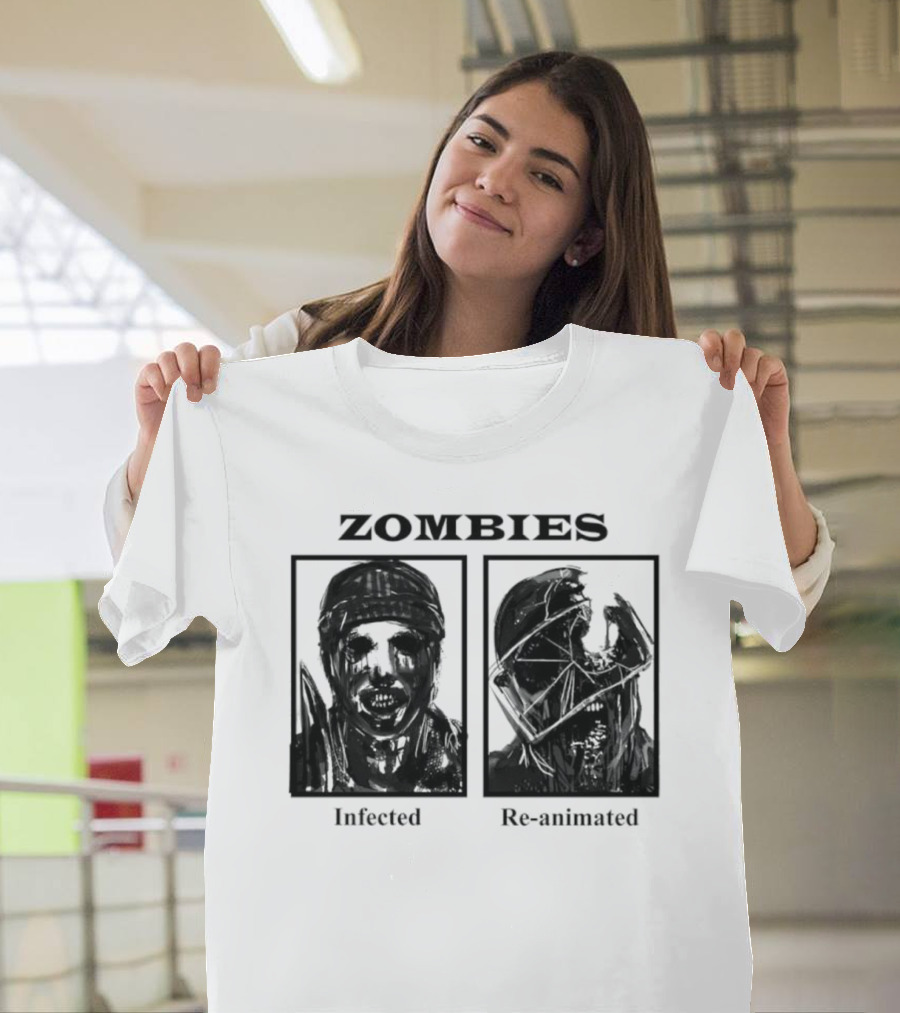 Zombies Infected Re-Animated Horror T-Shirt