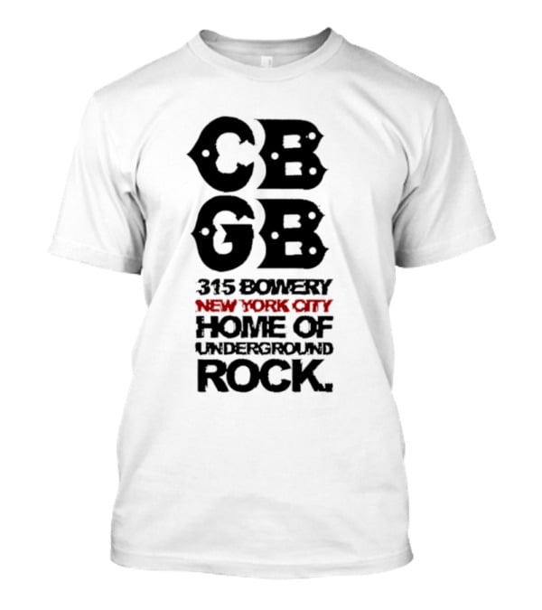 CBGB Festival 1973 New York City 315 Bowery Underground Rock T-Shirt