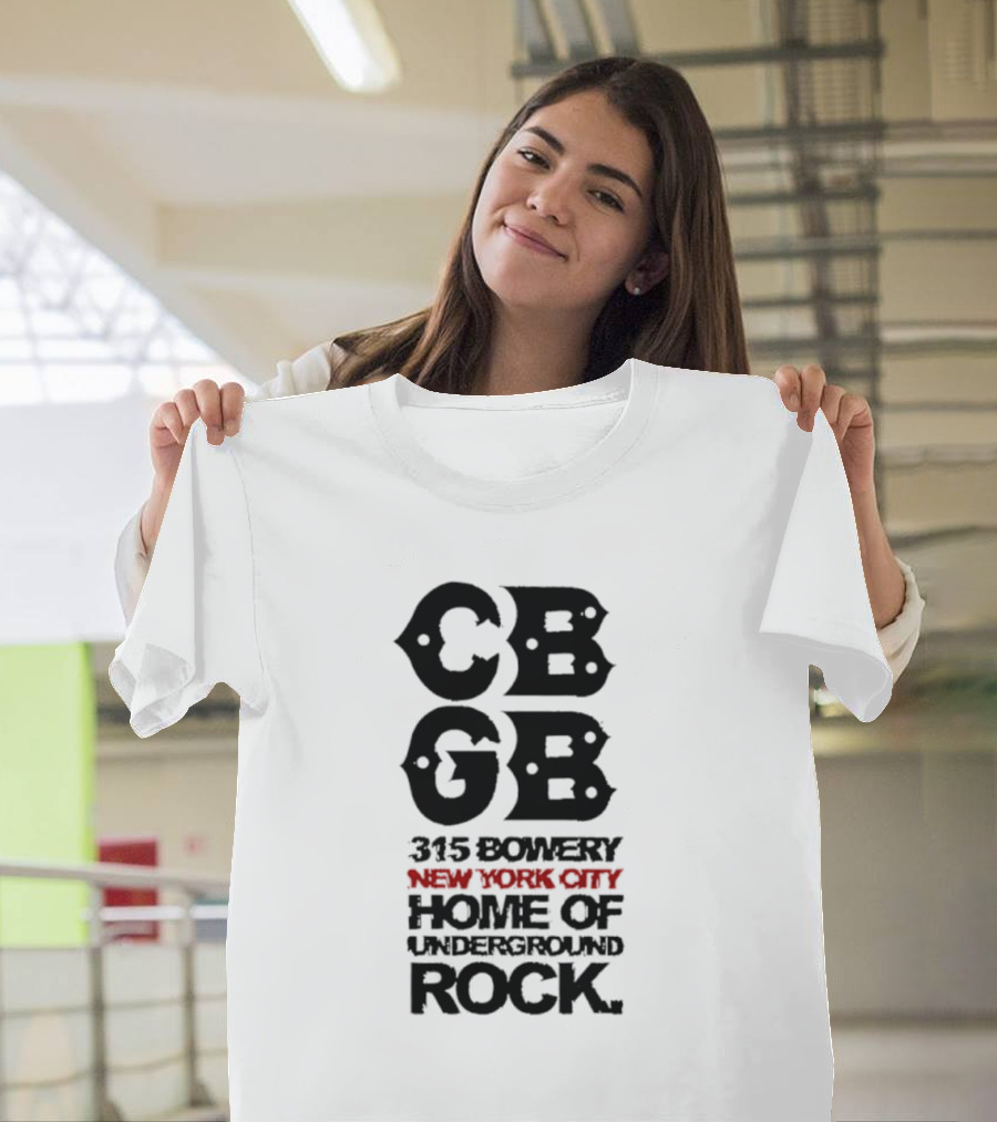 CBGB Festival 1973 New York City 315 Bowery Underground Rock T-Shirt