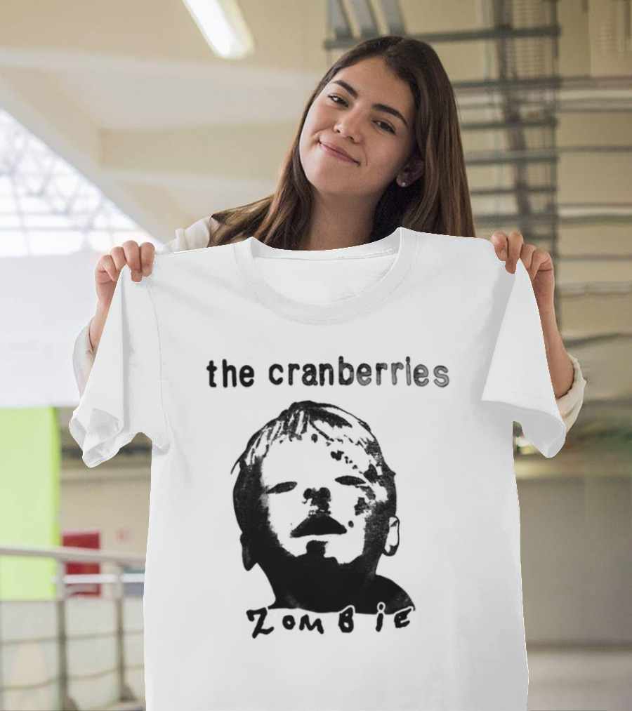 The Cranberries Zombie Kid Face Drawing T-Shirt