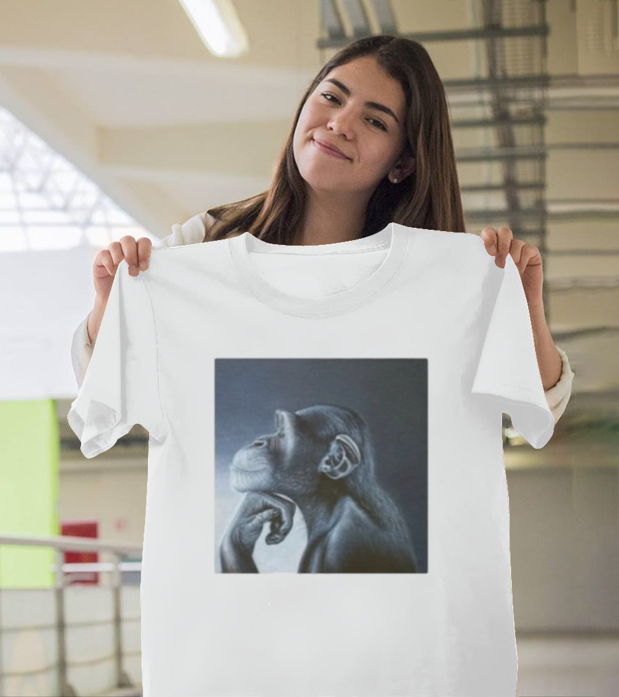 Monkey Rage Thoughtful Pose T-Shirt