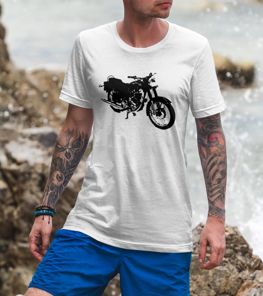 Bacon Hair Riding Motorcycle Fun Adventure T-Shirt