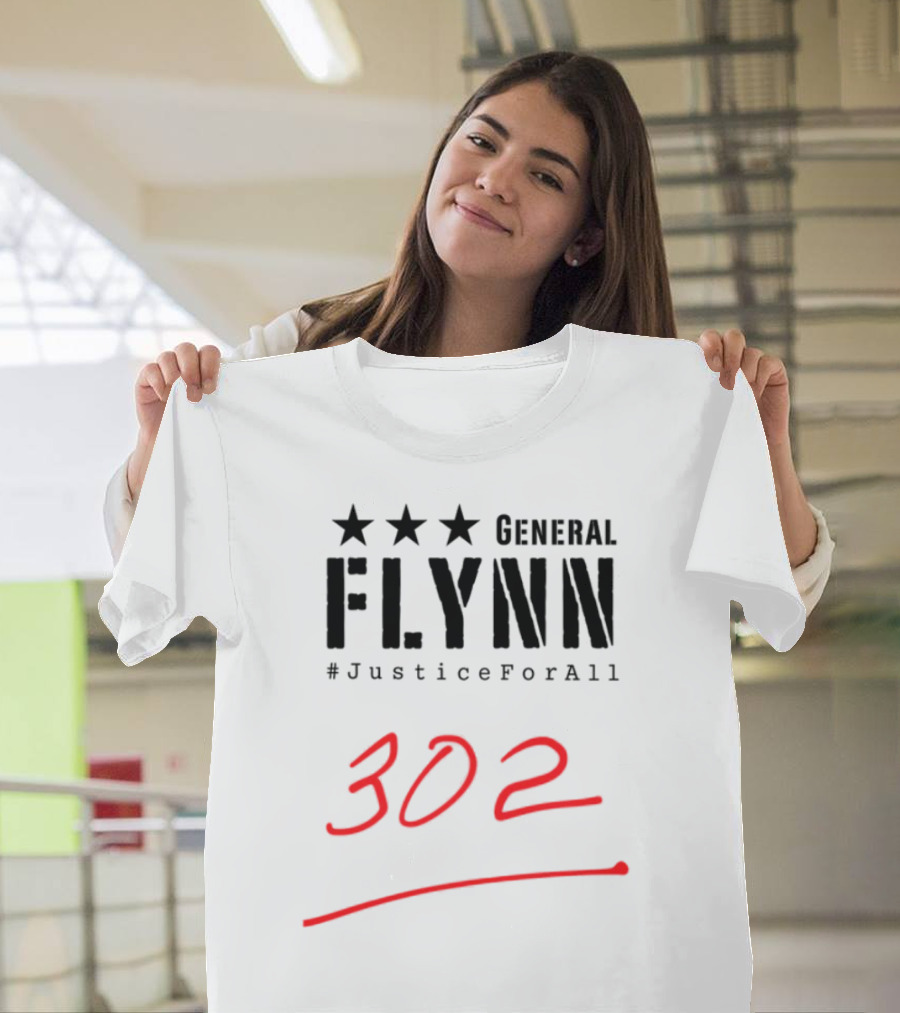 General Flynn Justice For All 302 Signature T-Shirt