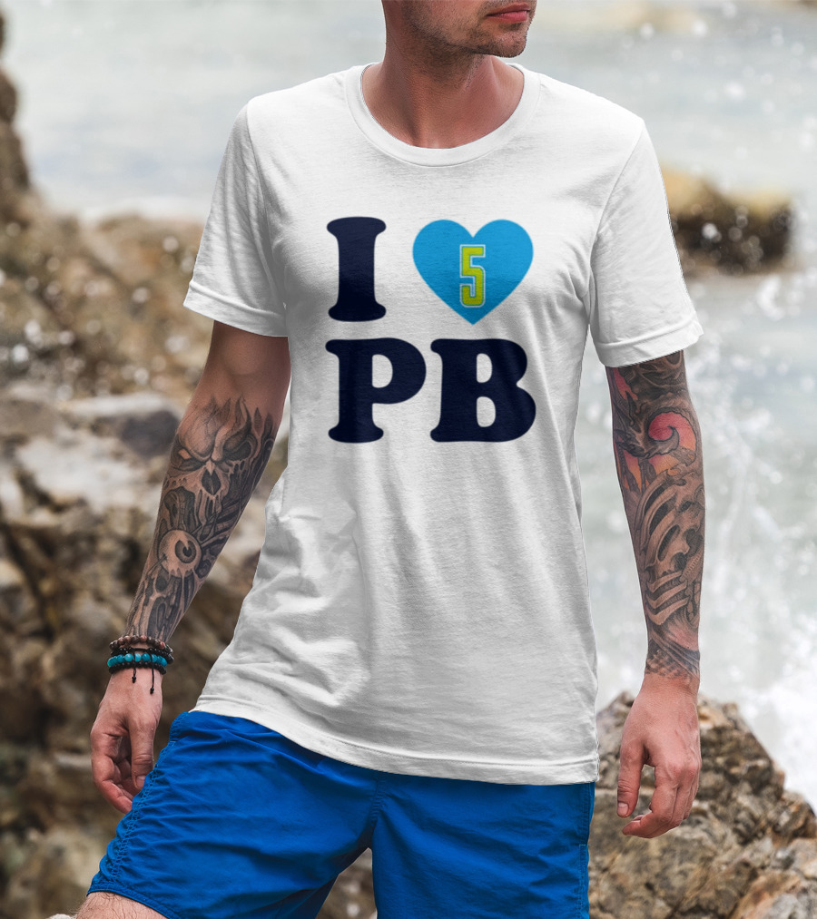 Azzi Fudd I Love 5 Heart Pb Paige Bueckers T-Shirt
