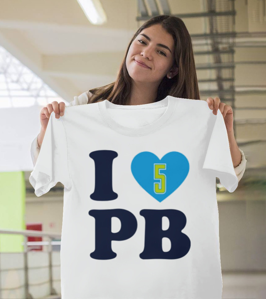Azzi Fudd I Love 5 Heart Pb Paige Bueckers T-Shirt