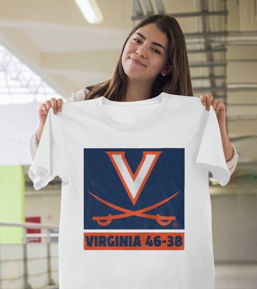 UVA Cavaliers Victory Hoos Did It Again Virginia 46-38 T-Shirt