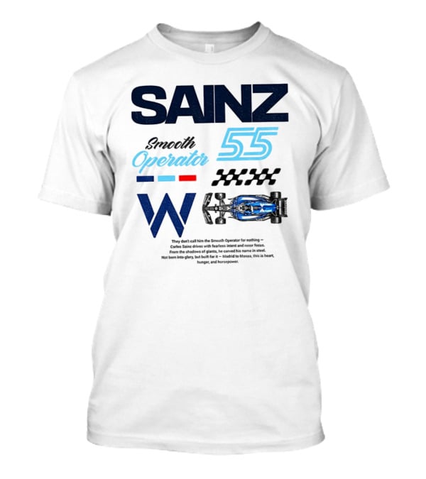 Sainz Operator 55 Williams Racing Smooth Operator T-Shirt