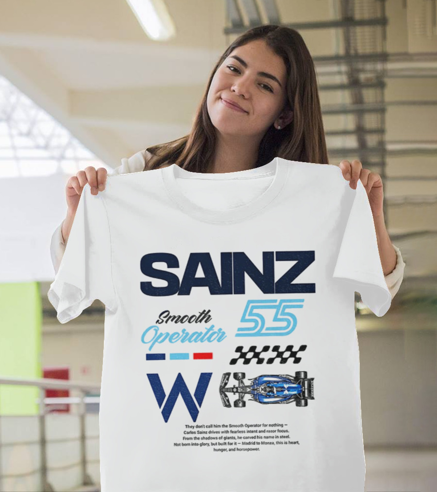 Sainz Operator 55 Williams Racing Smooth Operator T-Shirt
