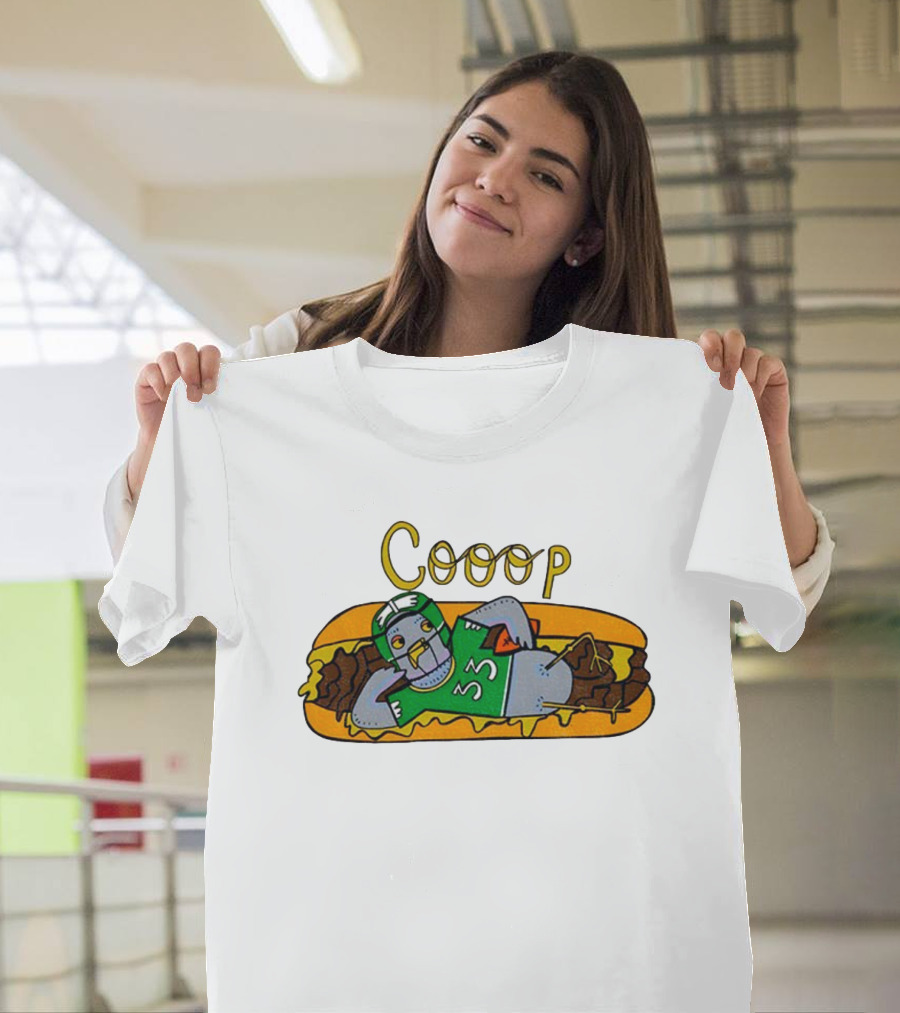 Cooop 33 Philadelphia Eagles Funny Hot Dog Meme T-Shirt