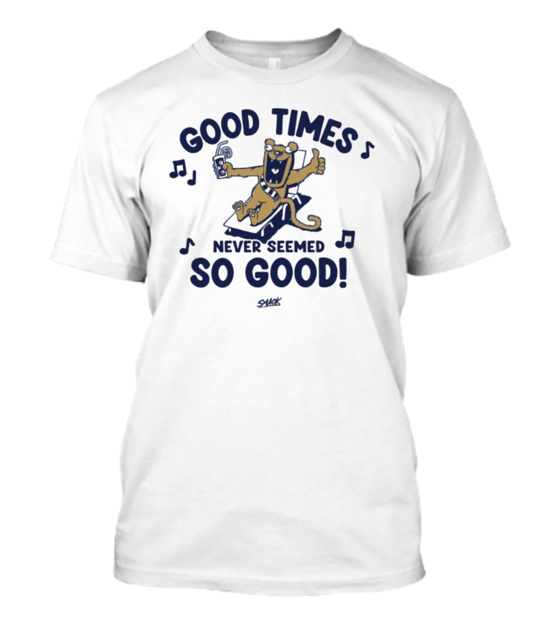 Penn State Nittany Lions Good Times Never Seemed So Good Mascot Lounge Chair Thumbs Up T-Shirt