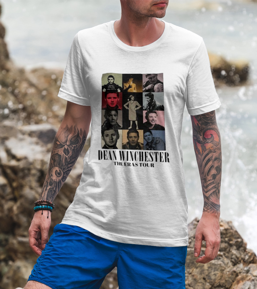 Dean Winchester The Eras Tour Supernatural TV Show T-Shirt