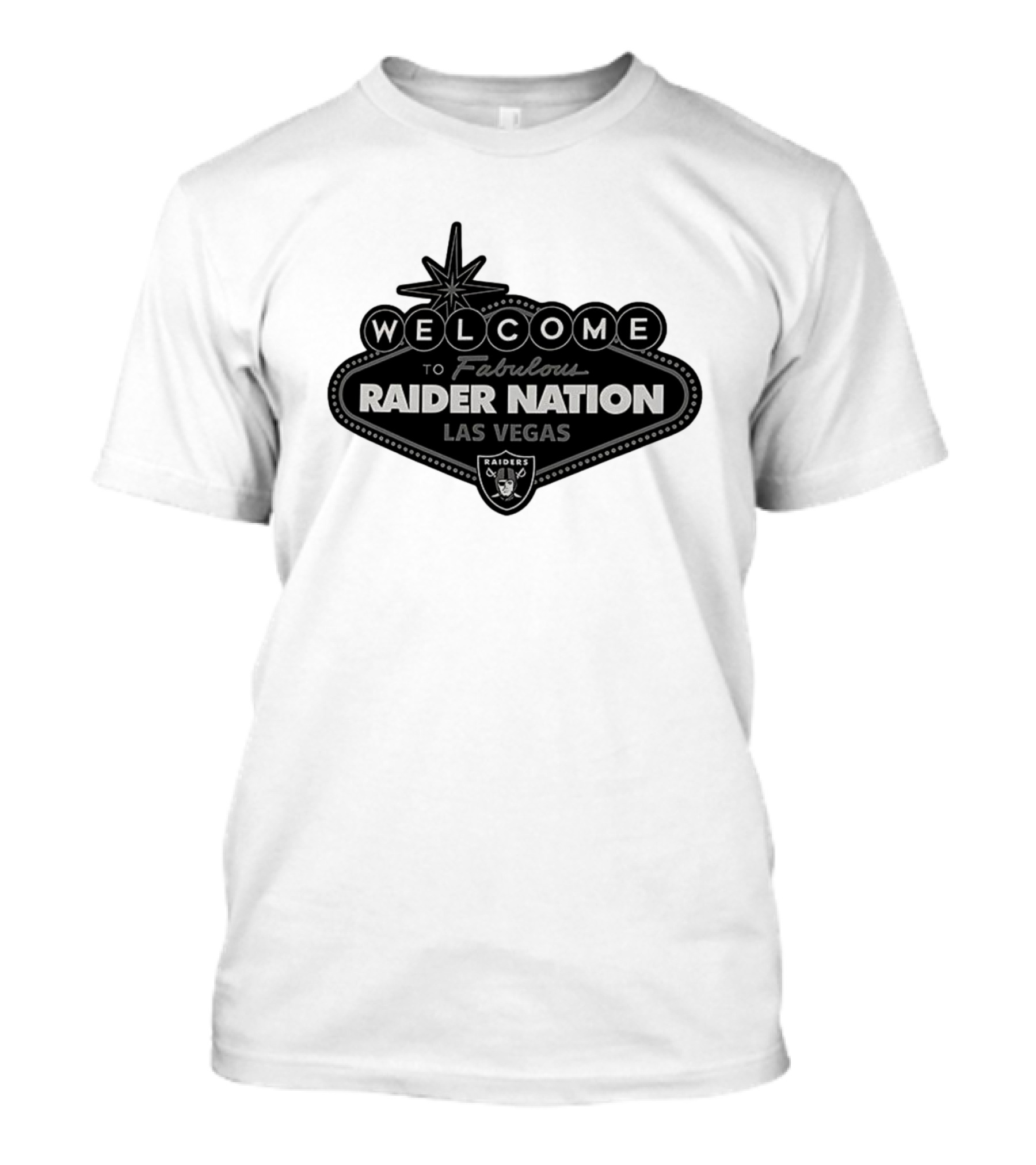 Welcome To Fabulous Raider Nation Las Vegas Raiders NFL Retro T-Shirt