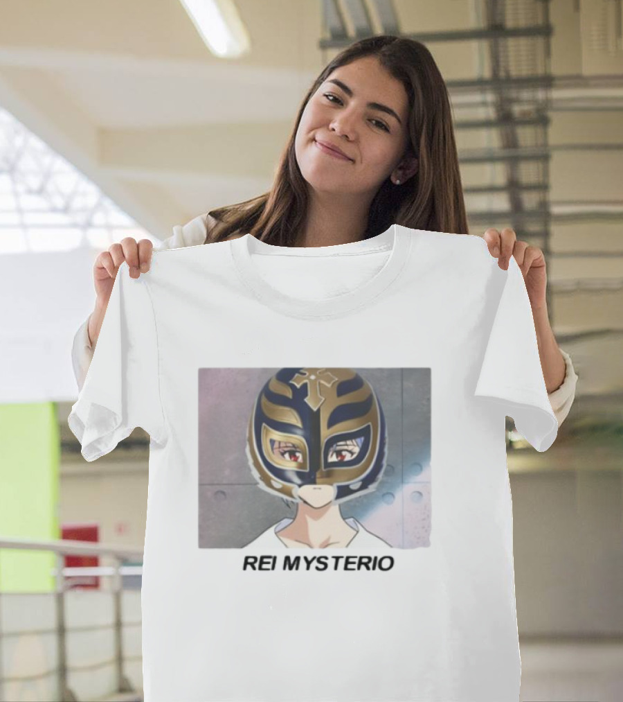Goofyahhtees Rei Mysterio Anime Mask Fusion T-Shirt