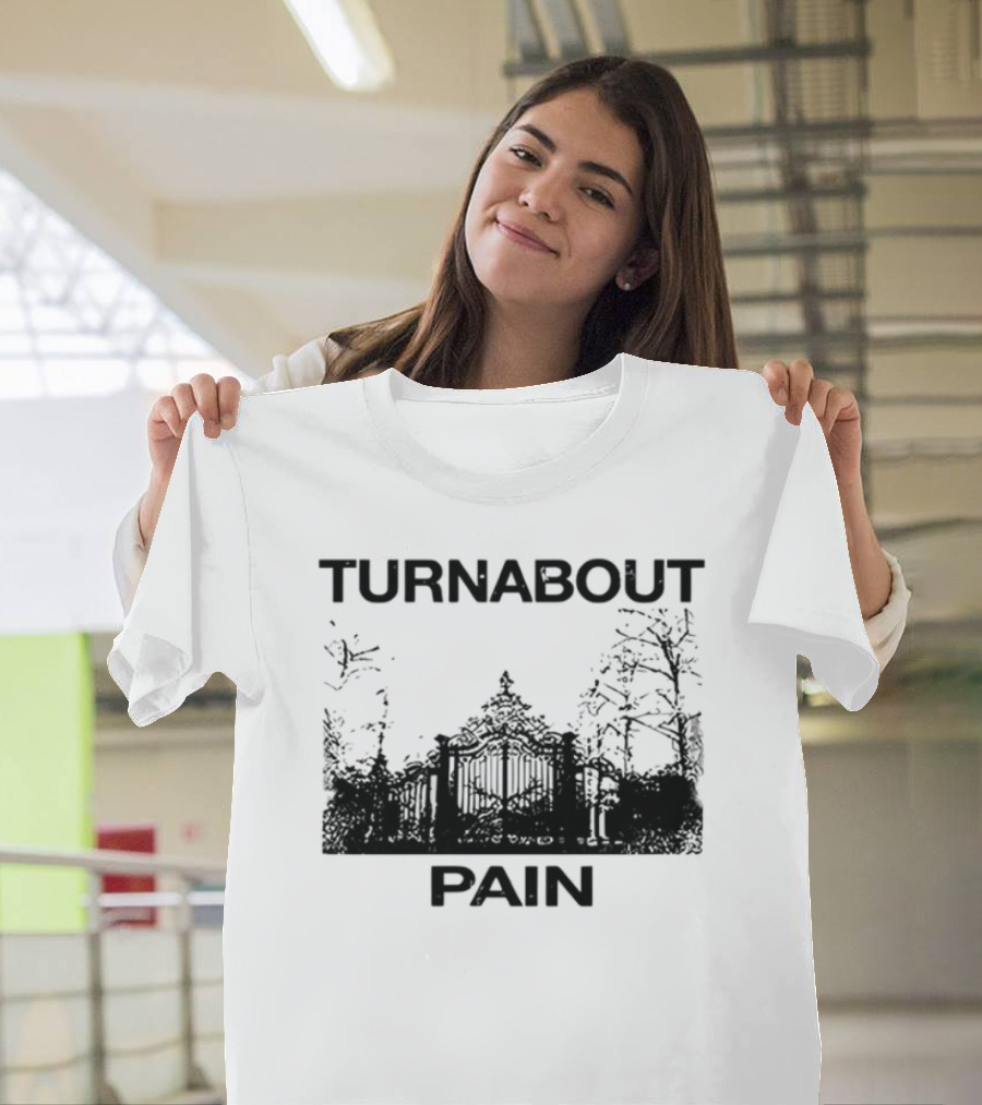 Turnabout Mansion Haunted Forest Scene T-Shirt