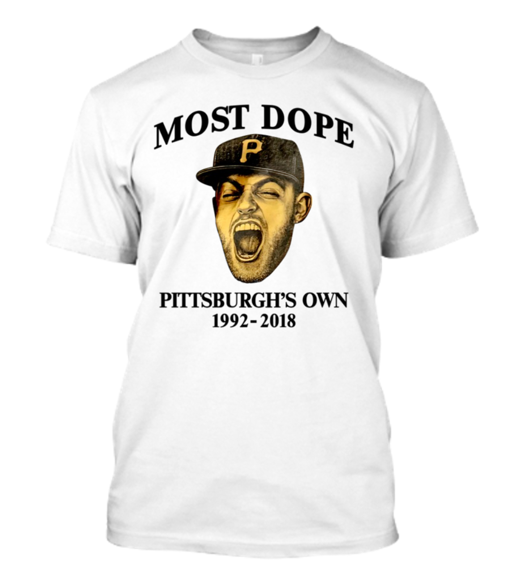 Most Dope Pittsburgh's Own 1992 2018 P Hat Tribute T-Shirt