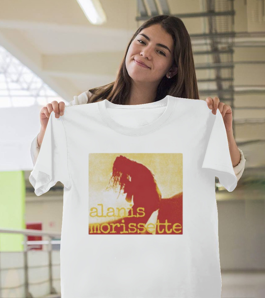 Alanis Morissette Yellow Vintage Silhouette T-Shirt