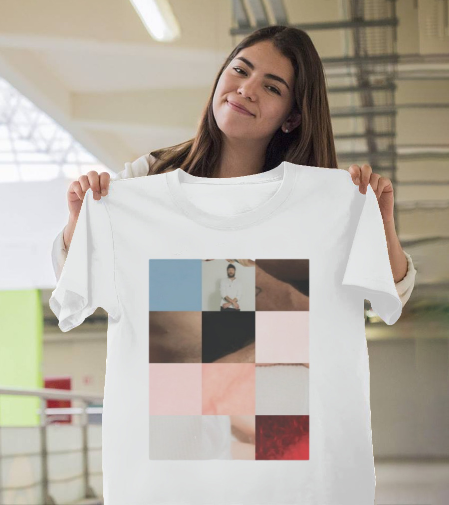 Bon Iver Layout Mosaic Collage T-Shirt