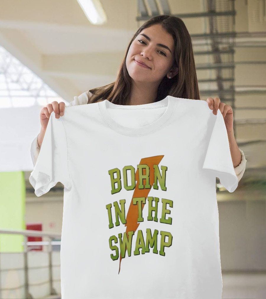Born In The Swamp Lightning Bolt T-Shirt