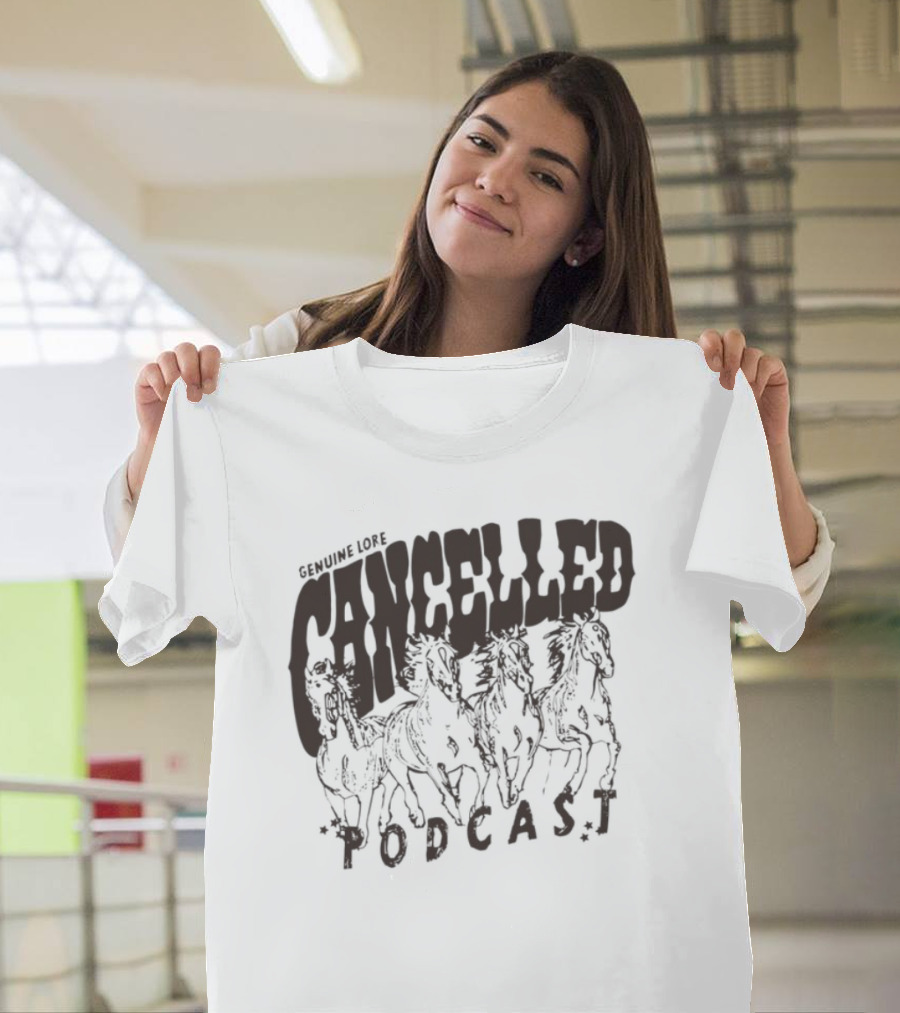 Genuine Cancelled Podcast Lore T-Shirt
