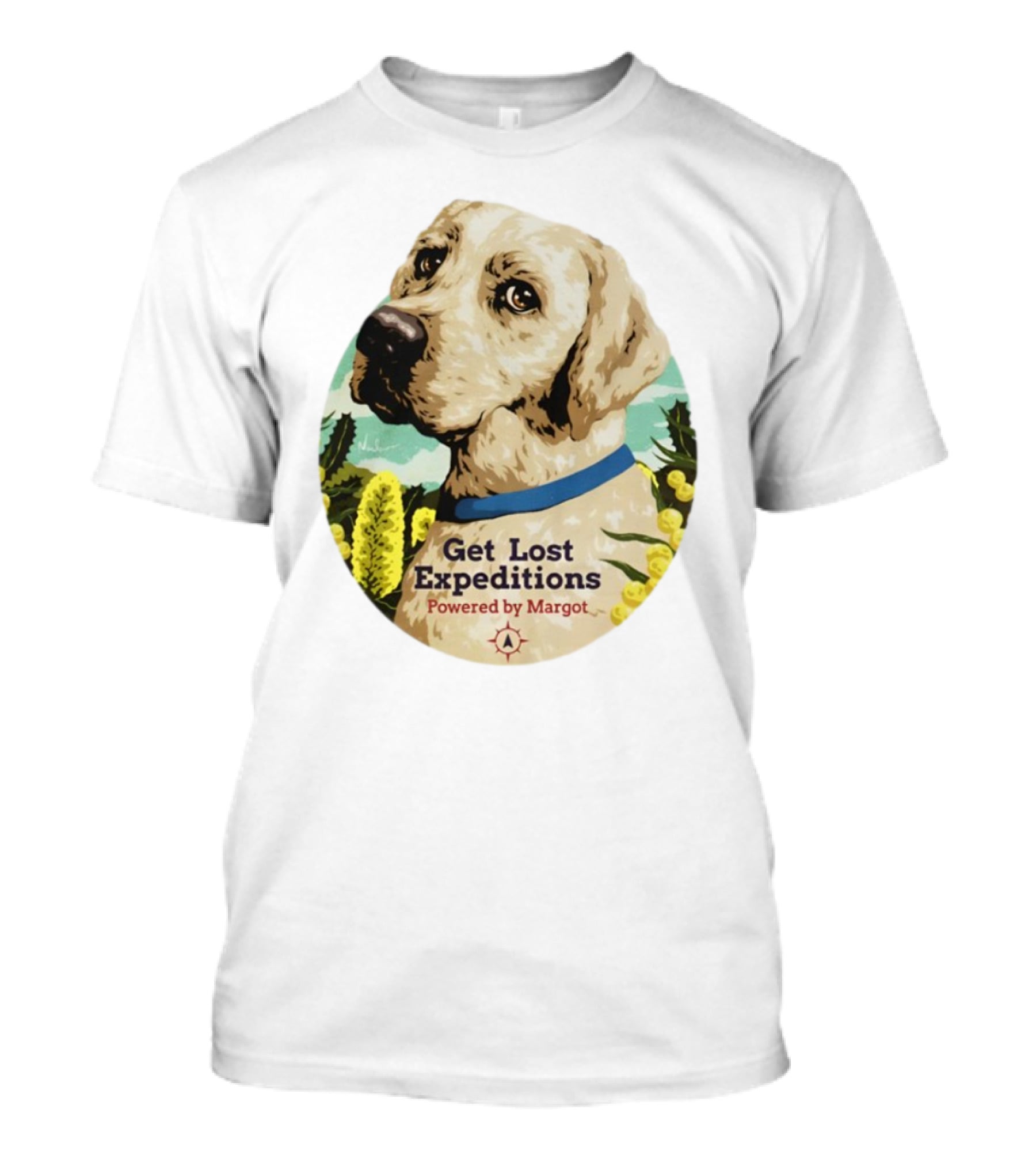 Get Lost Expeditions Powered By Margot Dog Adventure T-Shirt