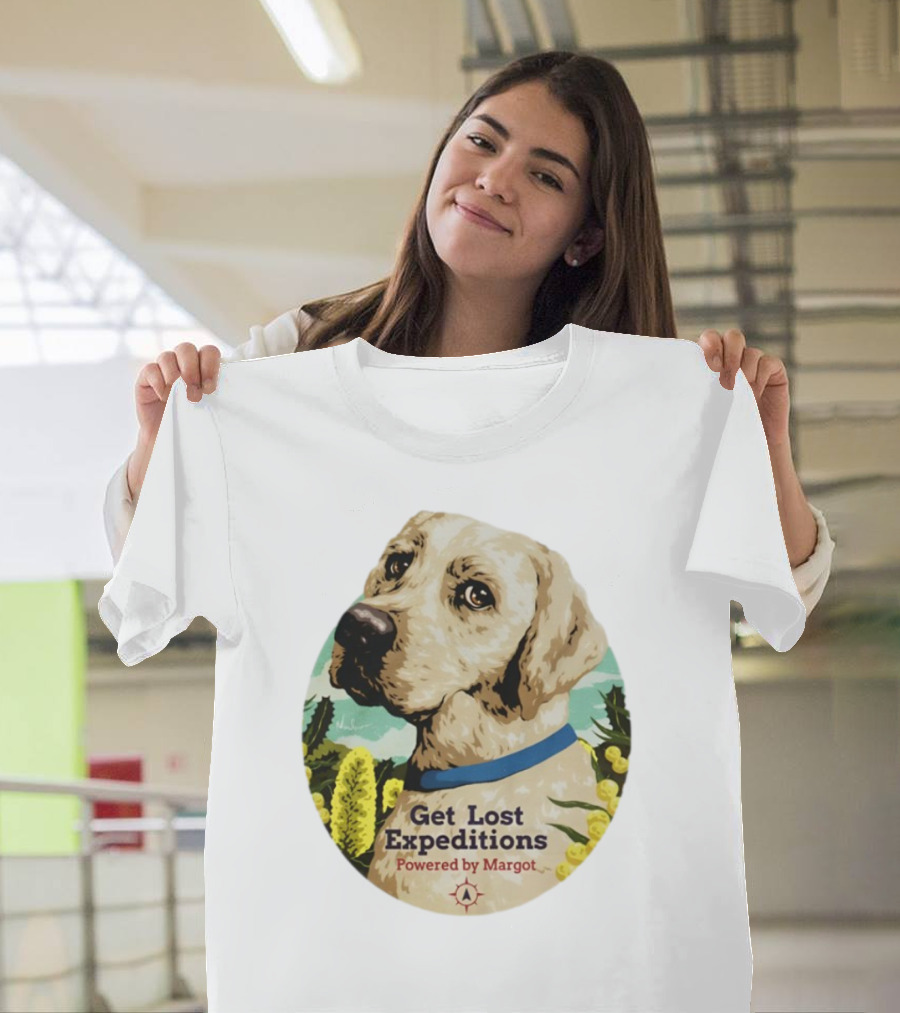 Get Lost Expeditions Powered By Margot Dog Adventure T-Shirt