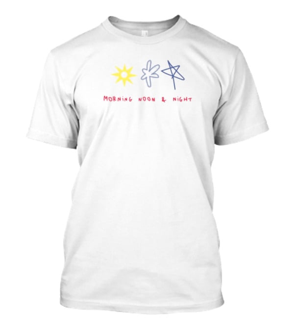Summer Morning Noon Night Sun Star Designs T-Shirt
