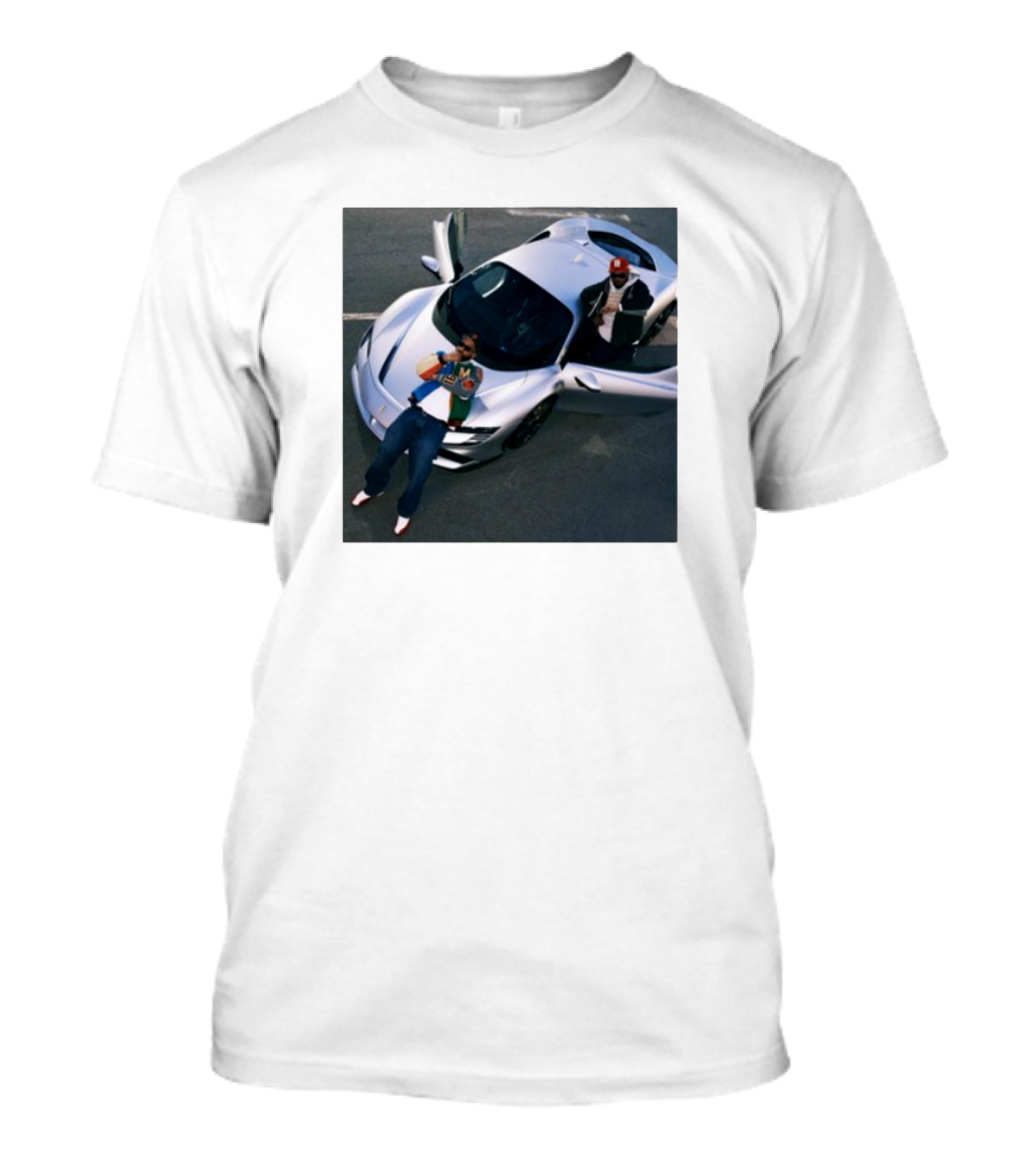 Until Night Comes Album Silver Sports Car Duo T-Shirt