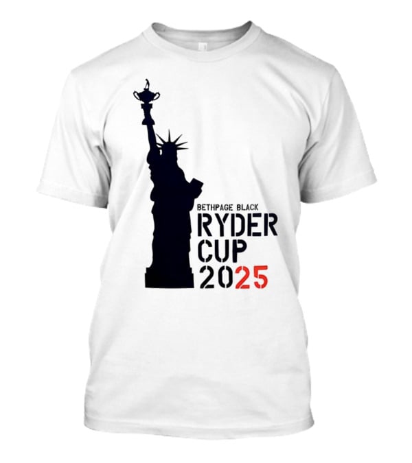 USA Ryder Cup 2025 Liberty Bethpage Black T-Shirt