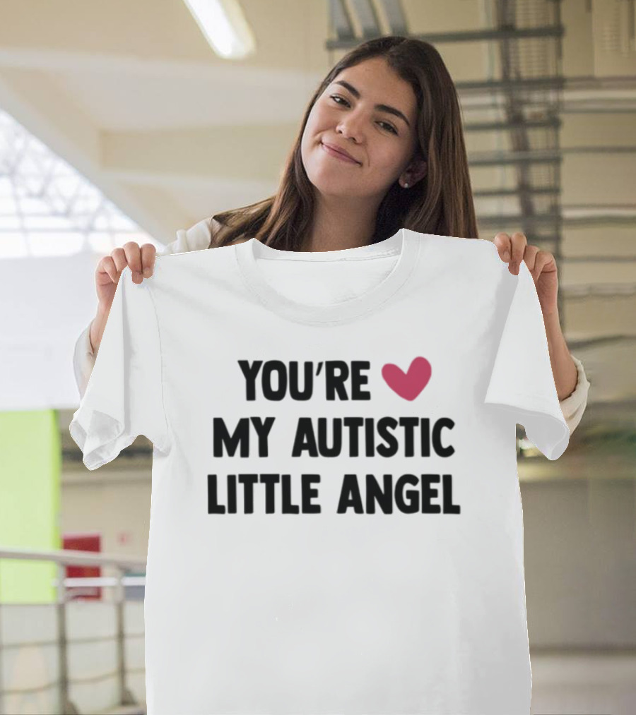 You're My Autistic Little Angel Heart T-Shirt