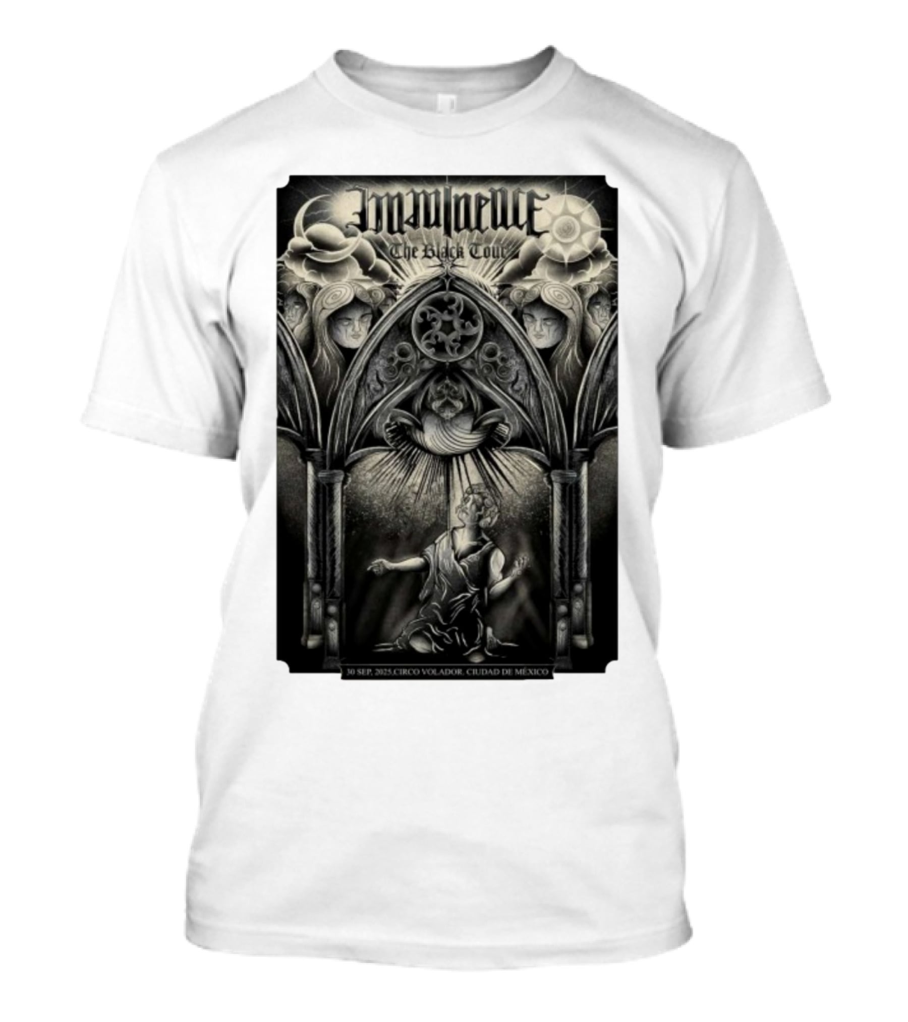 Imminence The Black Tour 30 Sep 2025 Circo Volador Ciudad De México T-Shirt