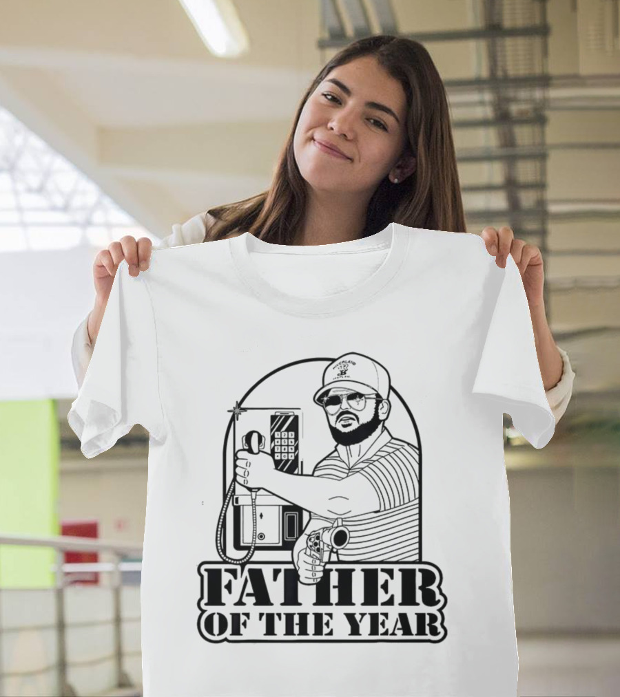 Father Of The Year Gary Plauche Illustration T-Shirt