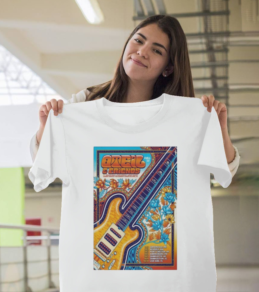 Oteil And Friends Fall 25 Tour Harrisburg PA Guitar Art T-Shirt