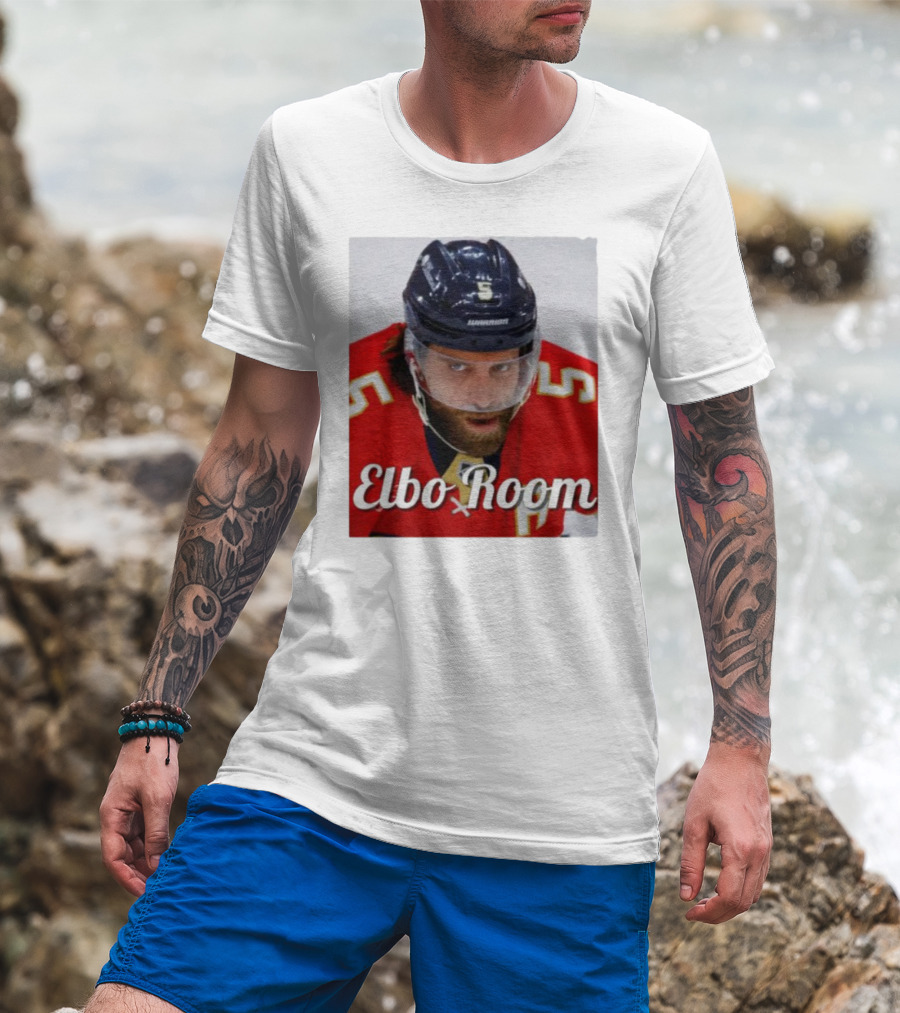 Elbo Room Hockey Player Warrior Number 5 T-Shirt