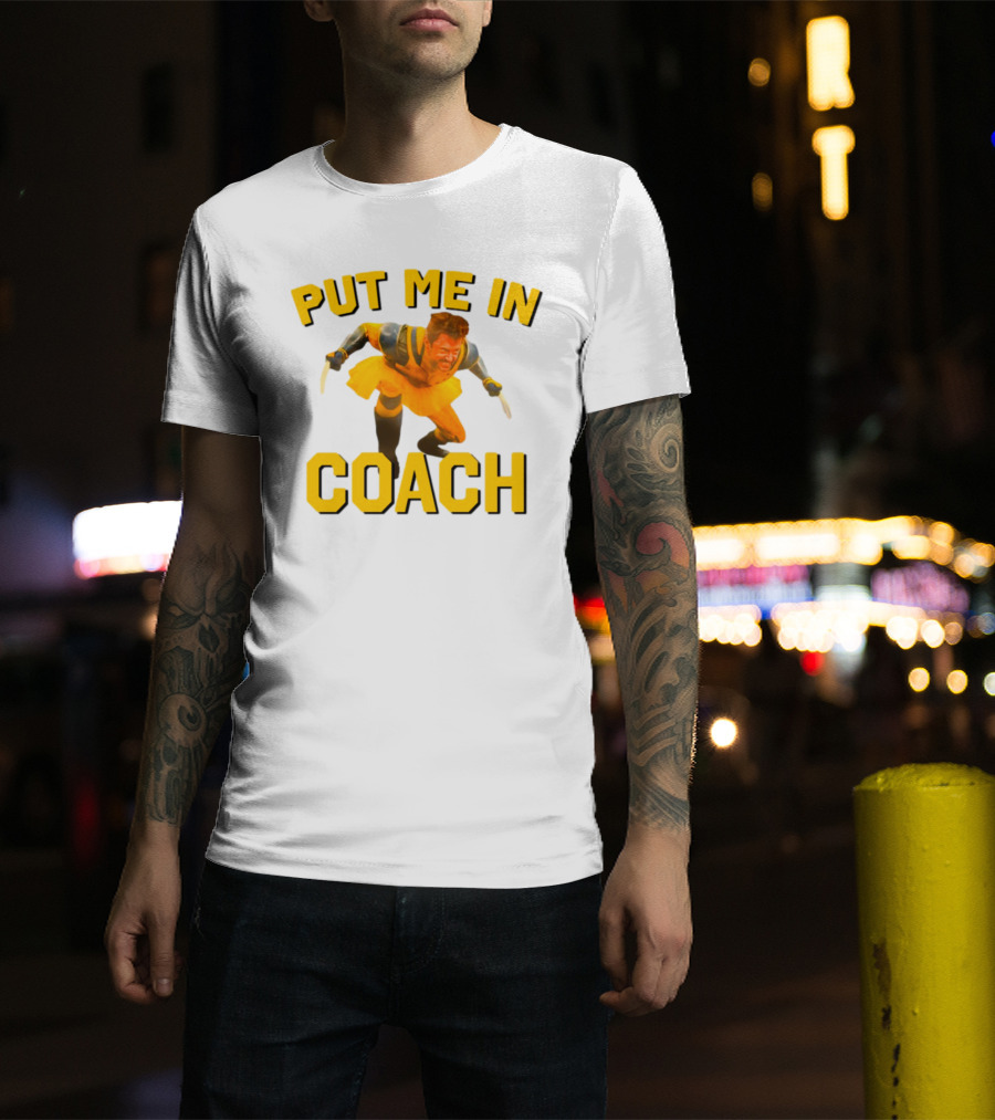 Put Me In Coach Hugh Jackman Wolverine Tutu Costume T-Shirt