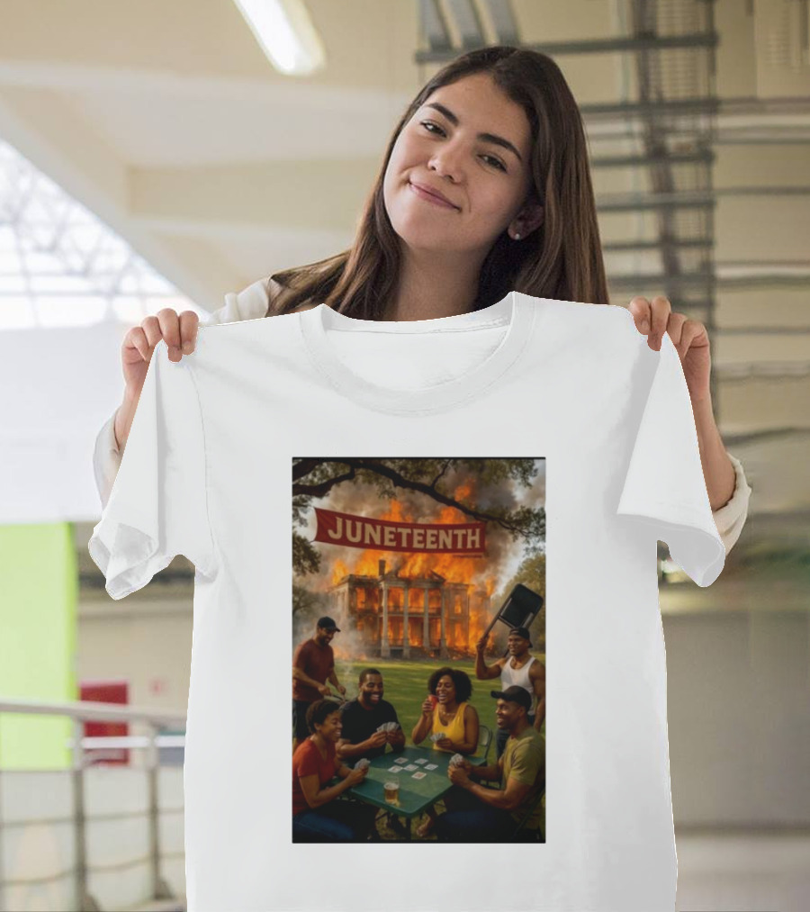 Juneteenth La Plantation Fire Historic Juneteenth Celebration T-Shirt