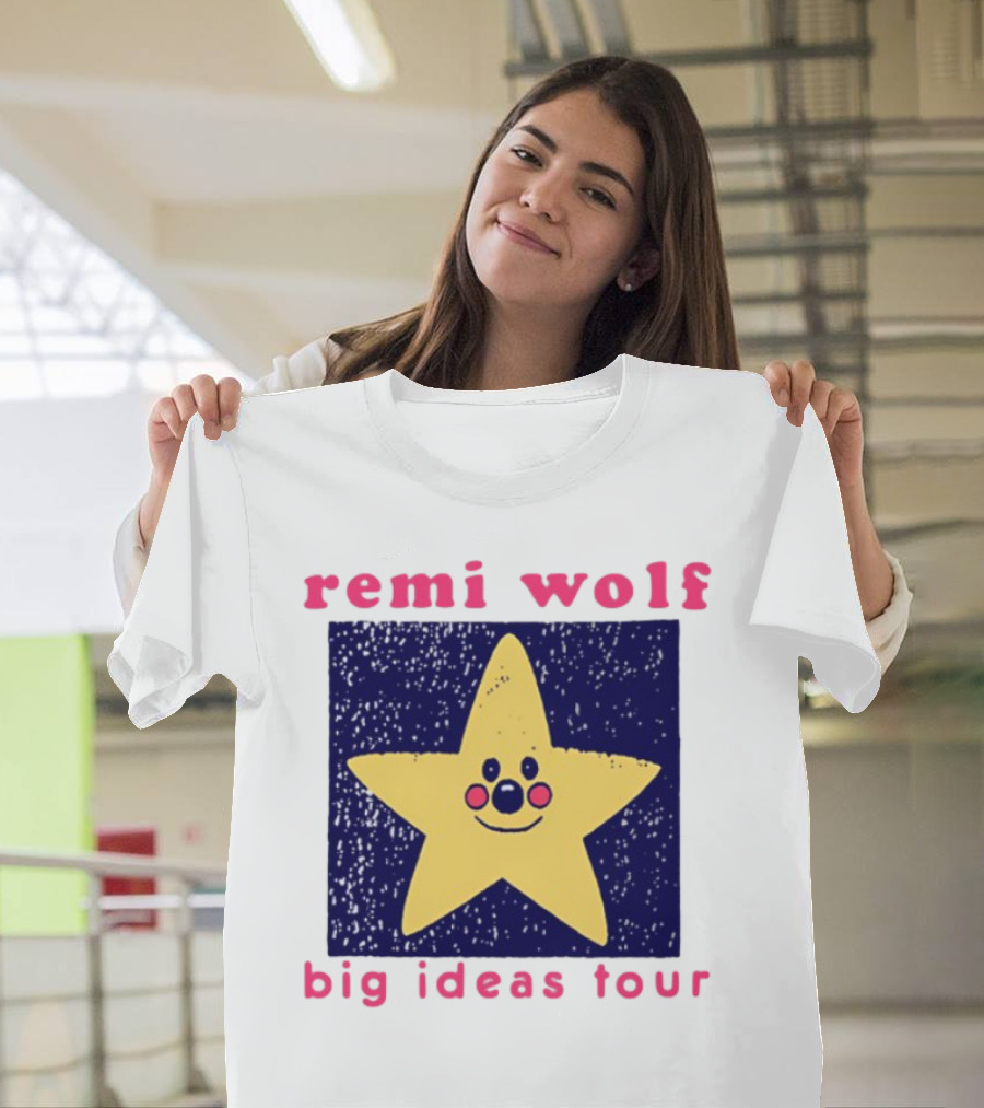 Remi Wolf Big Ideas Tour Smiling Star T-Shirt