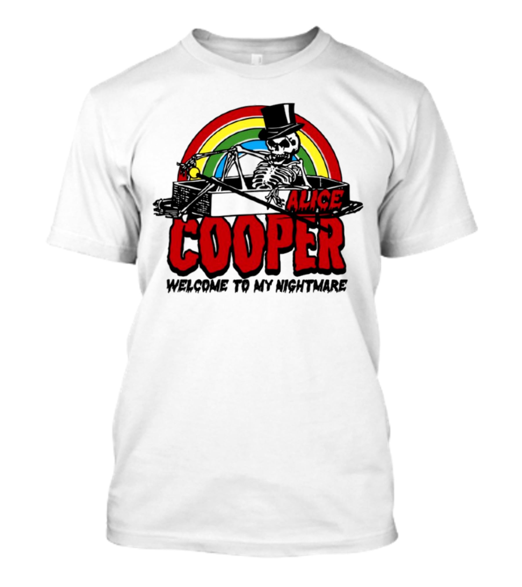 Alice Cooper Welcome To My Nightmare Rainbow Edition T-Shirt