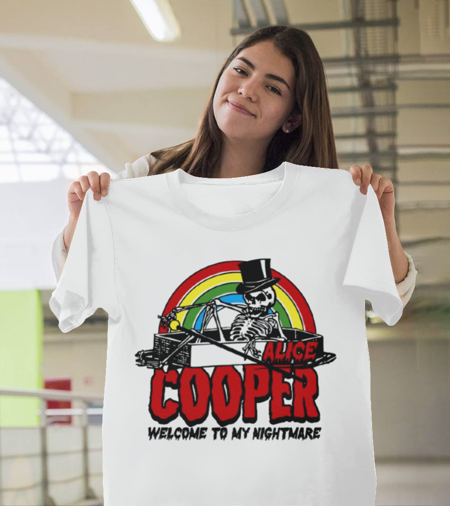 Alice Cooper Welcome To My Nightmare Rainbow Edition T-Shirt